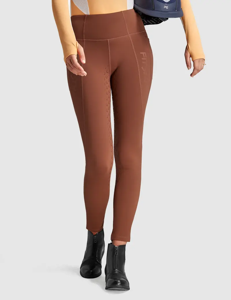 Women Full Seat Breeches High Waist Fleece Lined 26