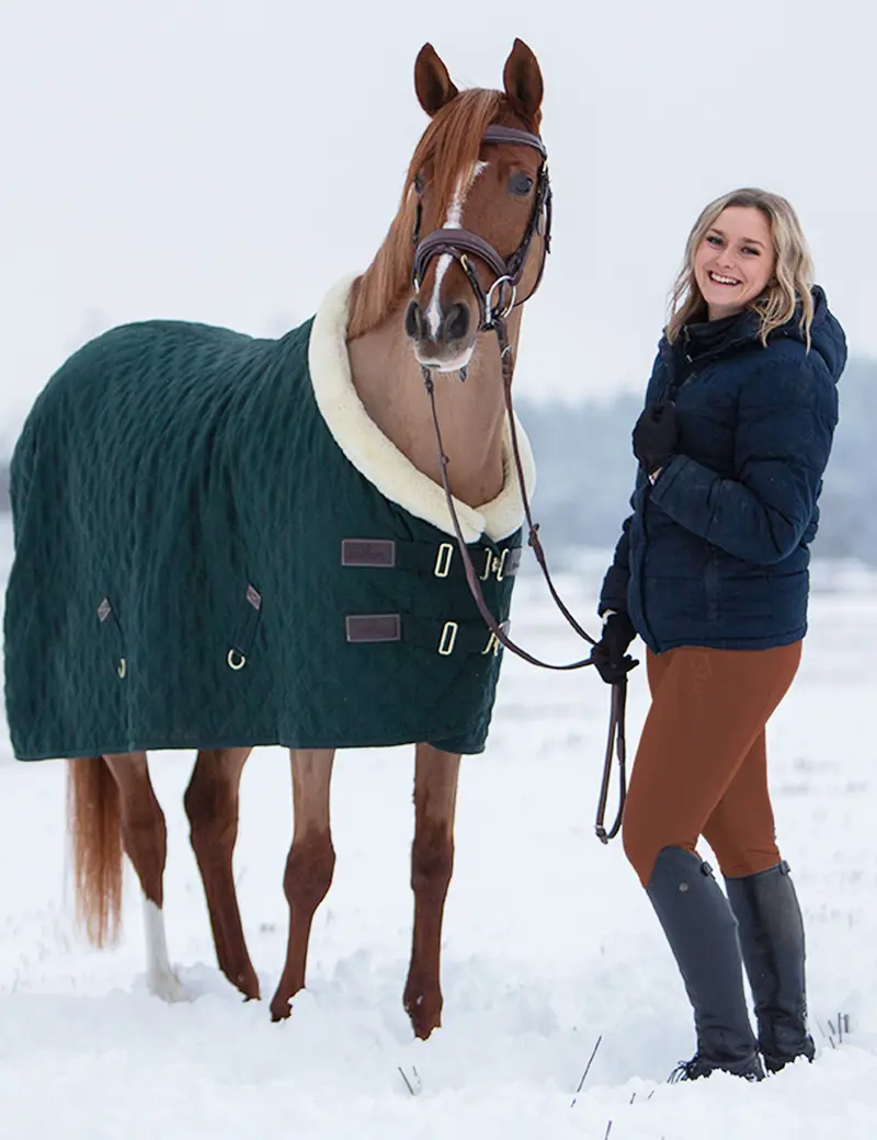 Women Full Seat Breeches High Waist Fleece Lined 28