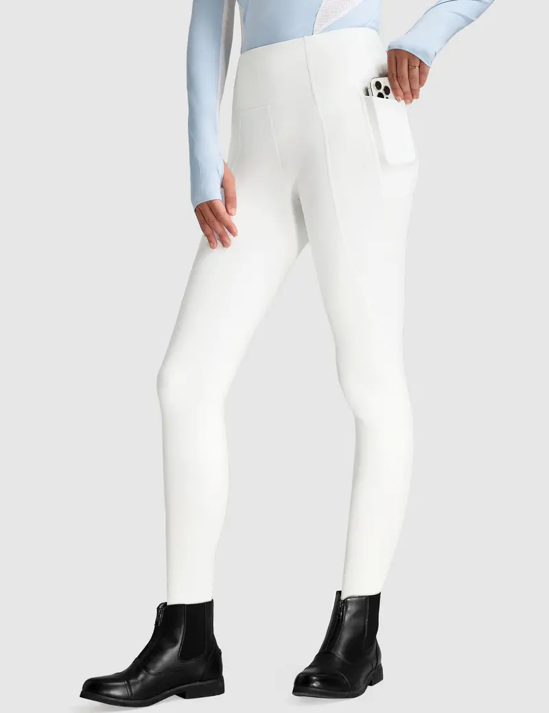 Women Full Seat Breeches High Waist Fleece Lined 29