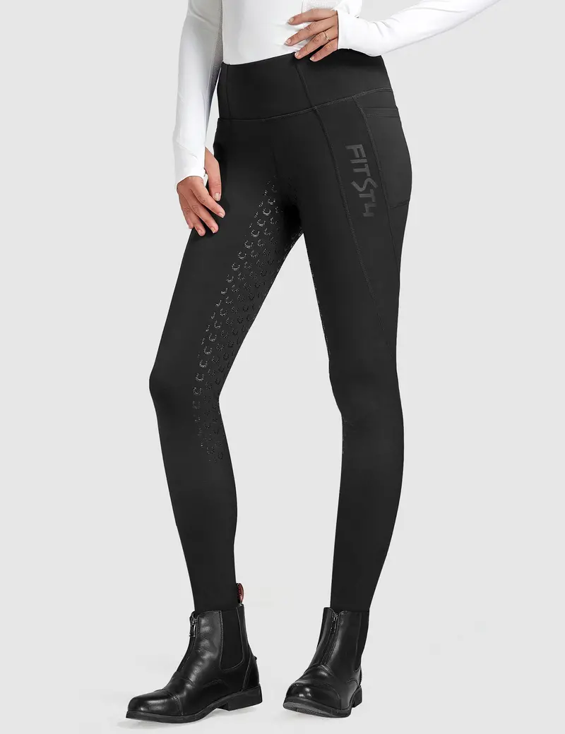 Women Full Seat Breeches High Waist Fleece Lined 7