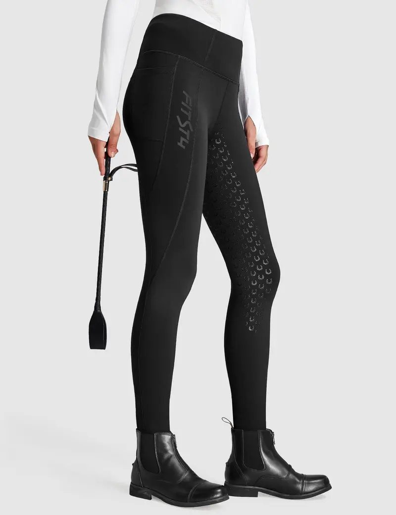 Women Full Seat Breeches High Waist Fleece Lined 8
