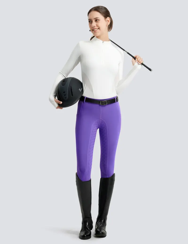 Women Full Seat Breeches With Pockets 17