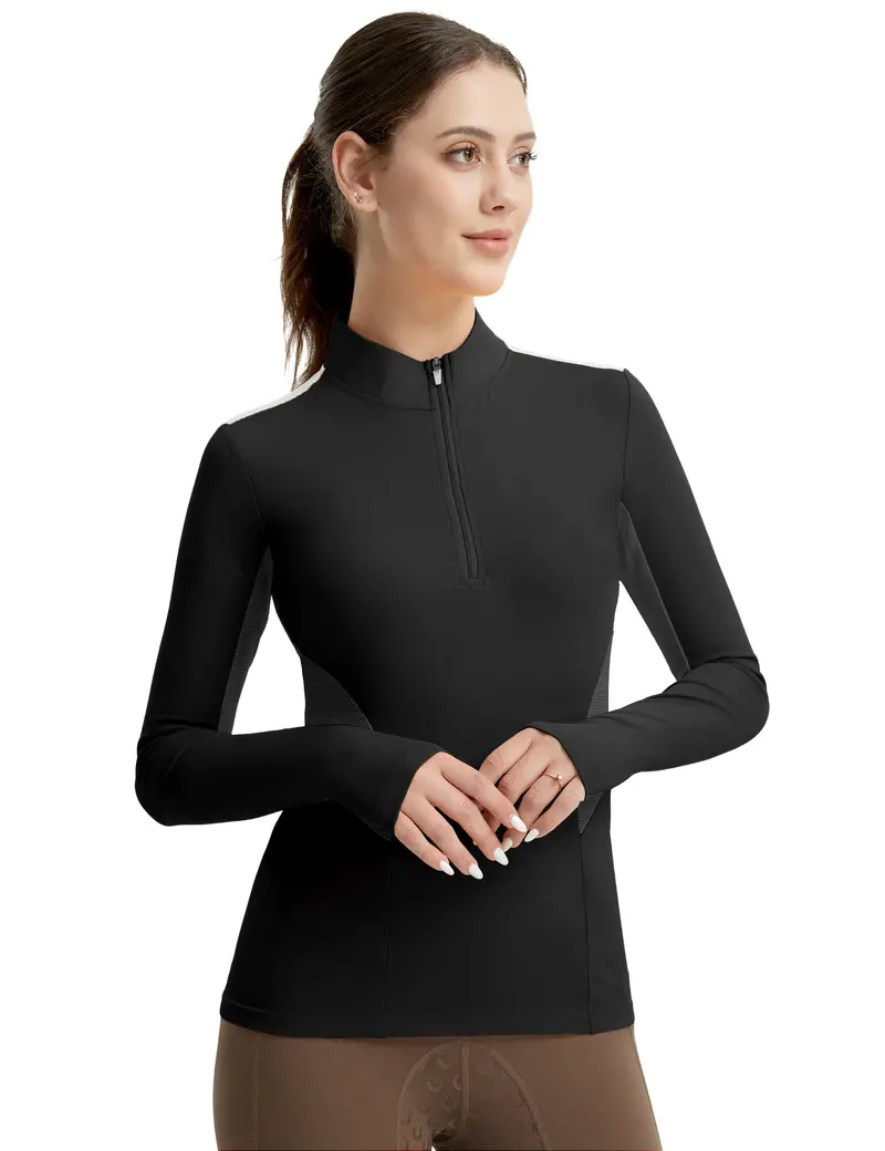 Women Long Sleeve Shirt Quick Dry 1