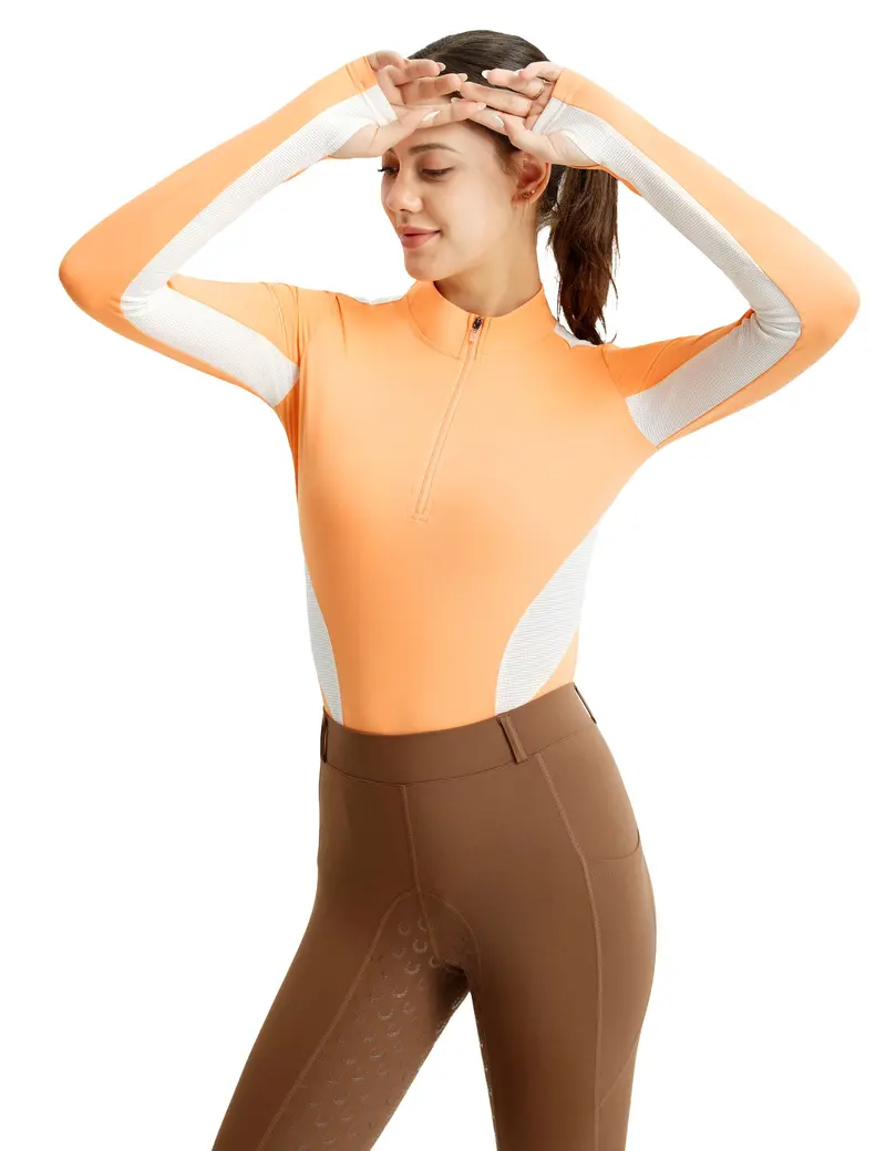 Women Long Sleeve Shirt Quick Dry 10
