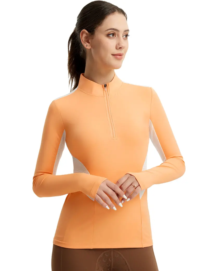 Women Long Sleeve Shirt Quick Dry 19