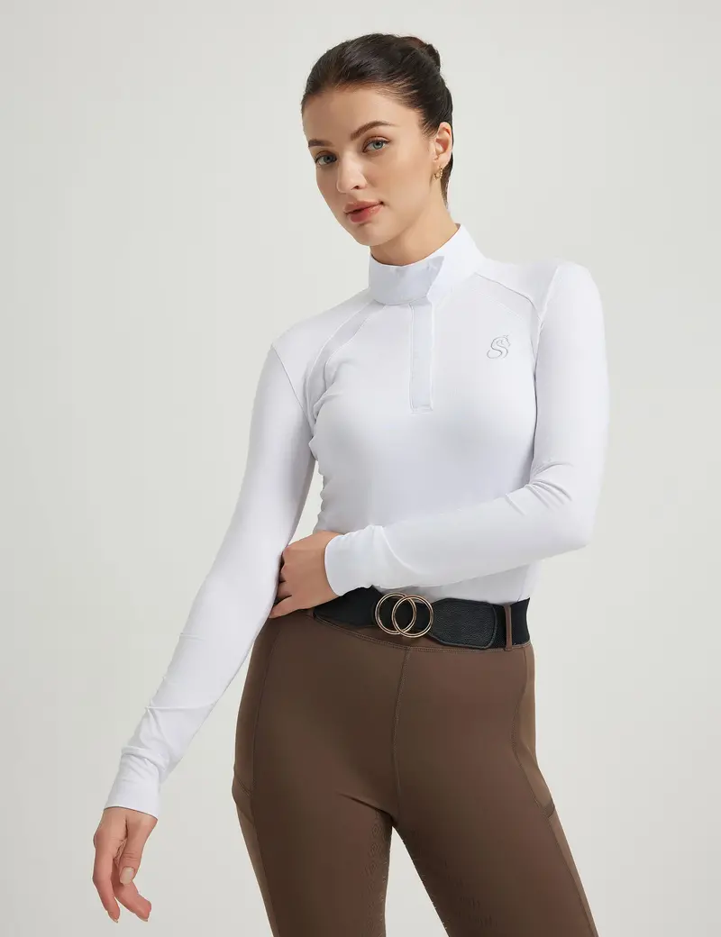 Women Long Sleeve Show Shirt 9