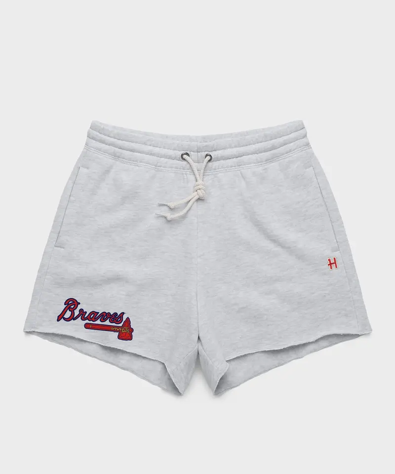 Women's Atlanta Braves Jersey Logo '18 Sweat Shorts 1