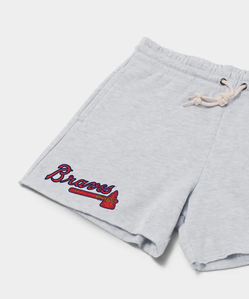 Women's Atlanta Braves Jersey Logo '18 Sweat Shorts 2