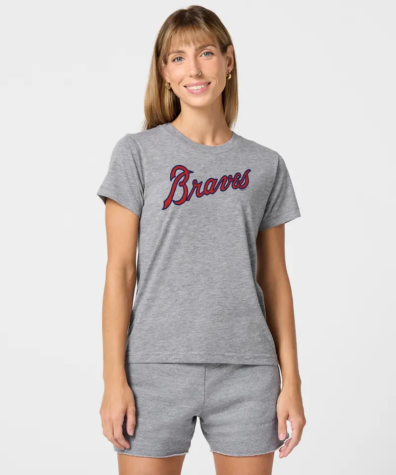 Women's Atlanta Braves Jersey Logo '66 3