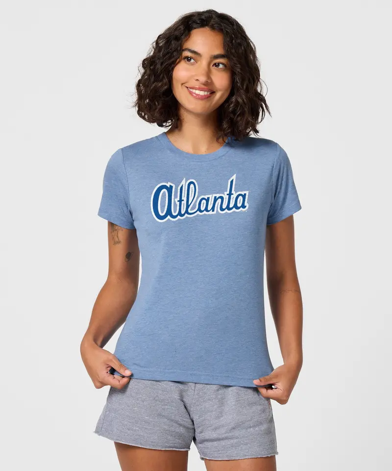 Women's Atlanta Braves Jersey Logo '80 3