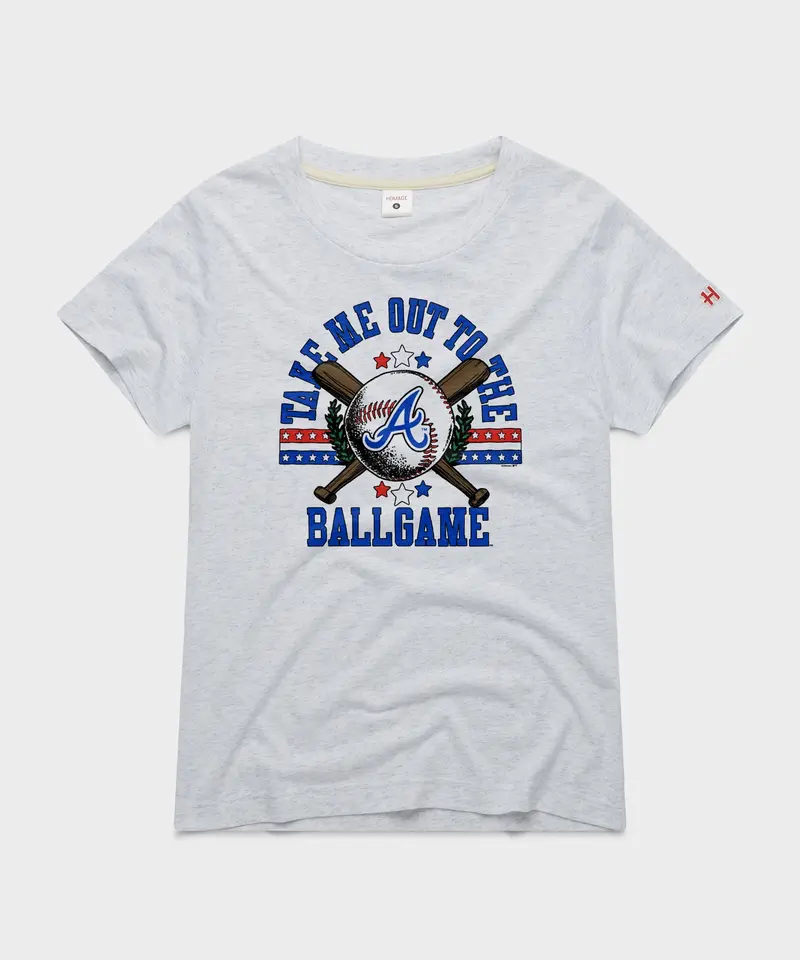 Women's Atlanta Braves Take Me Out To The Ballgame 1