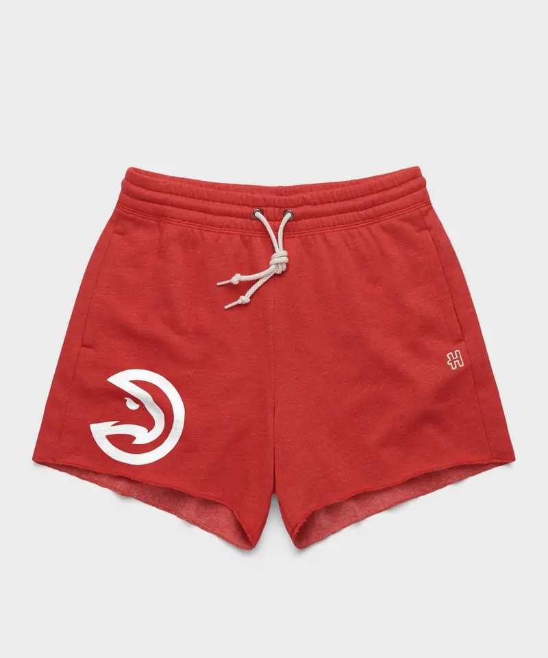 Women's Atlanta Hawks Logo Sweat Shorts 1
