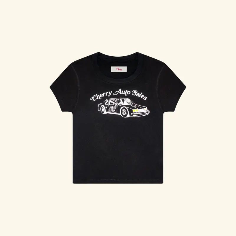 Women's Auto Baby Tee (Black) 1