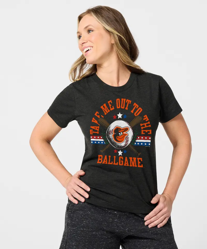 Women's Baltimore Orioles Take Me Out To The Ballgame 3
