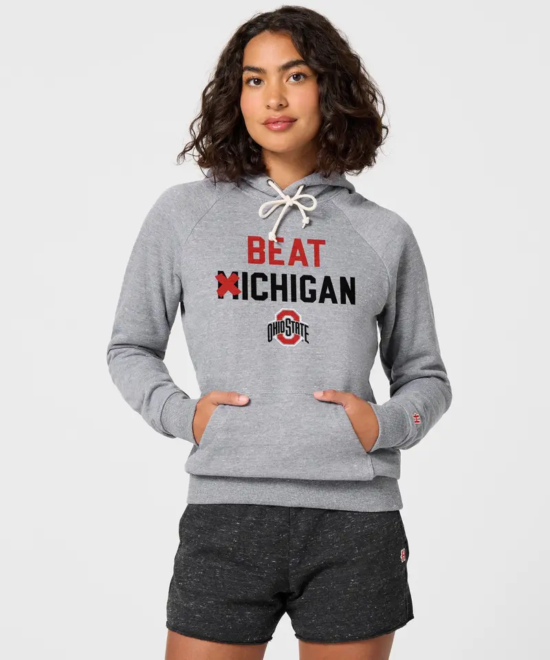 Women's Beat Michigan Hoodie 3