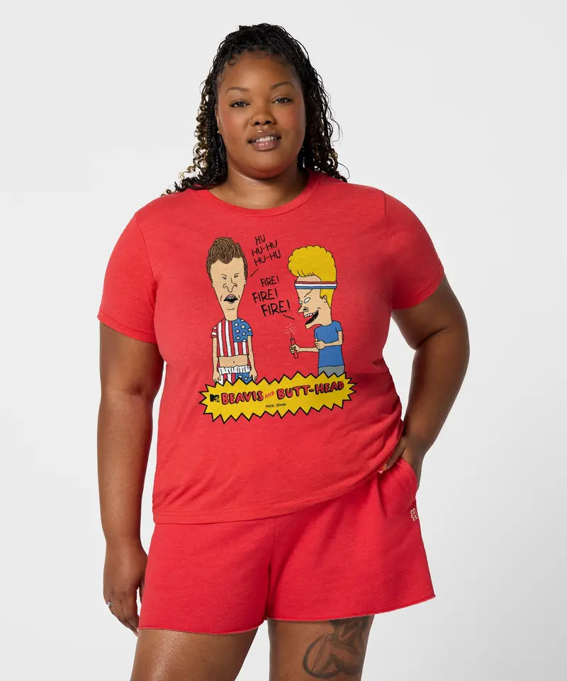Women's Beavis And Butt-Head Fireworks 3