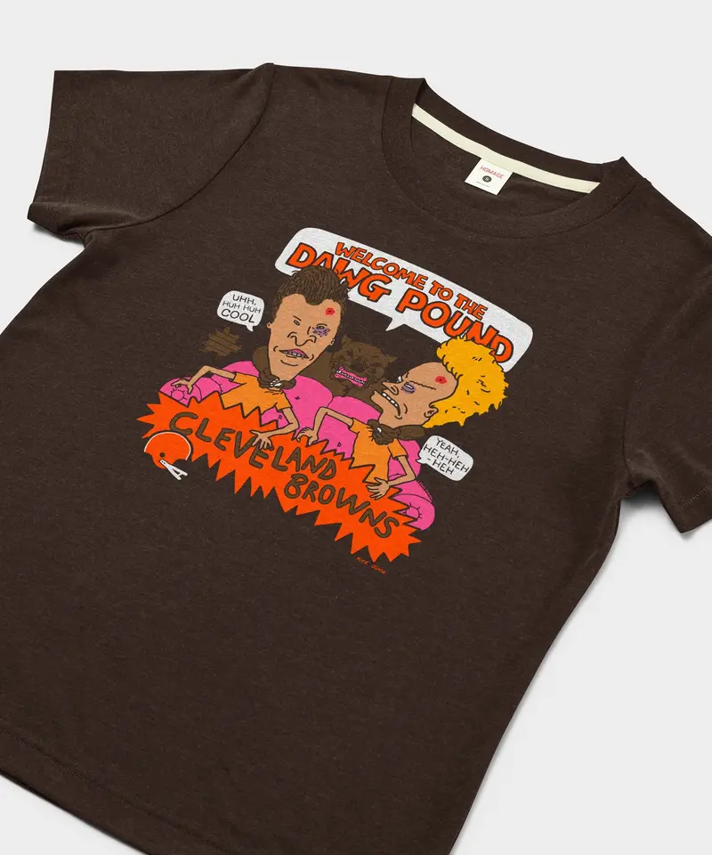Women's Beavis And Butt-Head X Cleveland Browns Dawg Pound 2