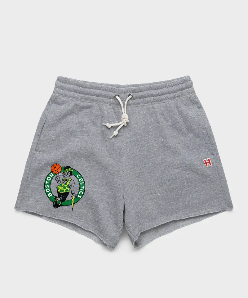 Women's Boston Celtics Logo Sweat Shorts 1