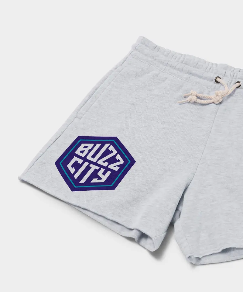 Women's Charlotte Hornets Buzz City Sweat Shorts 2