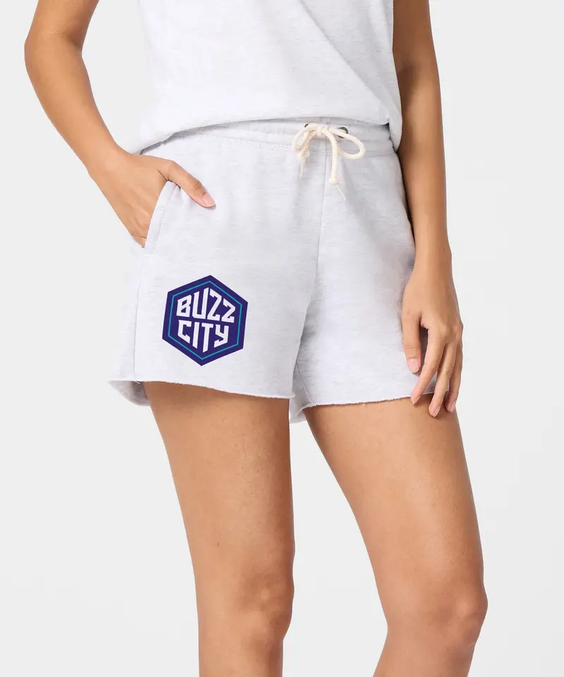 Women's Charlotte Hornets Buzz City Sweat Shorts 3