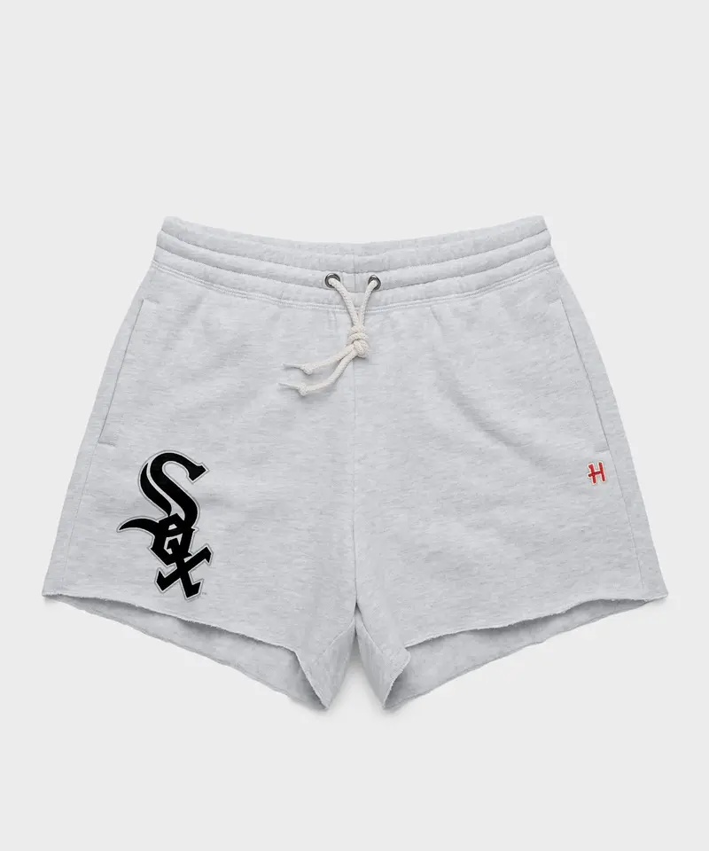 Women's Chicago White Sox Jersey Logo '91 Sweat Shorts 1