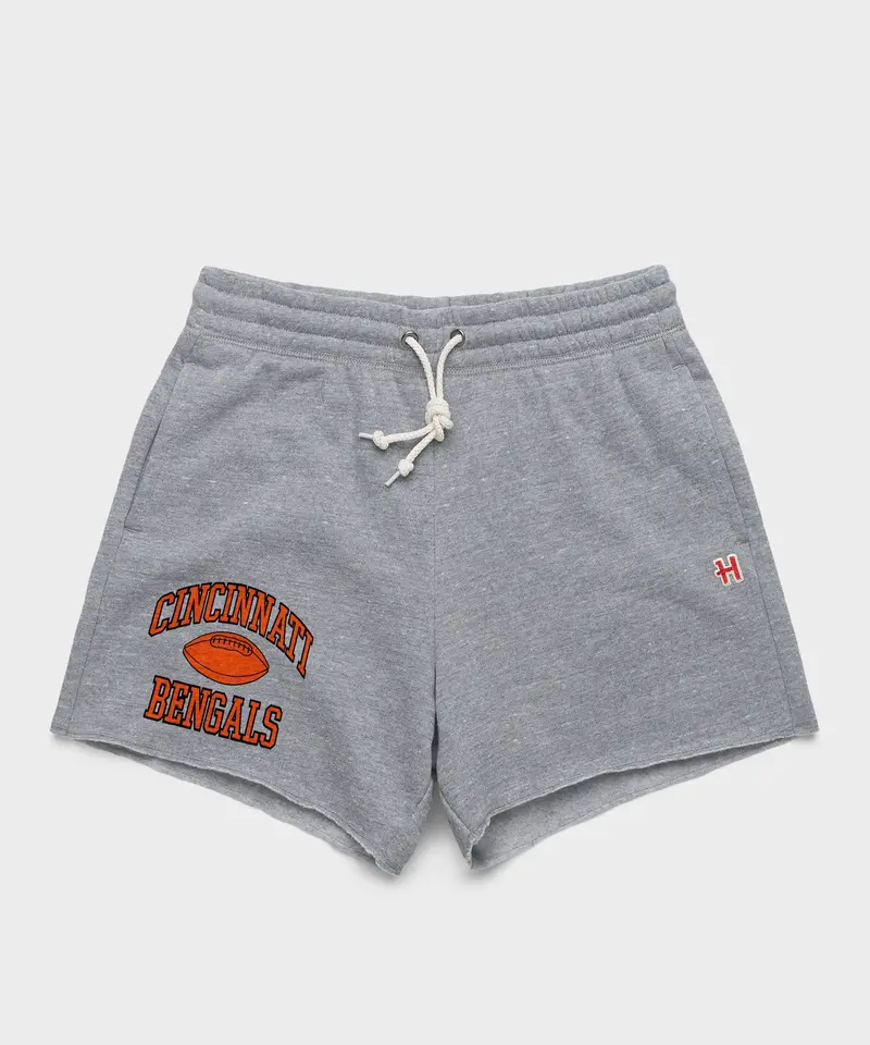 Women's Cincinnati Bengals Gridiron Sweat Shorts 1