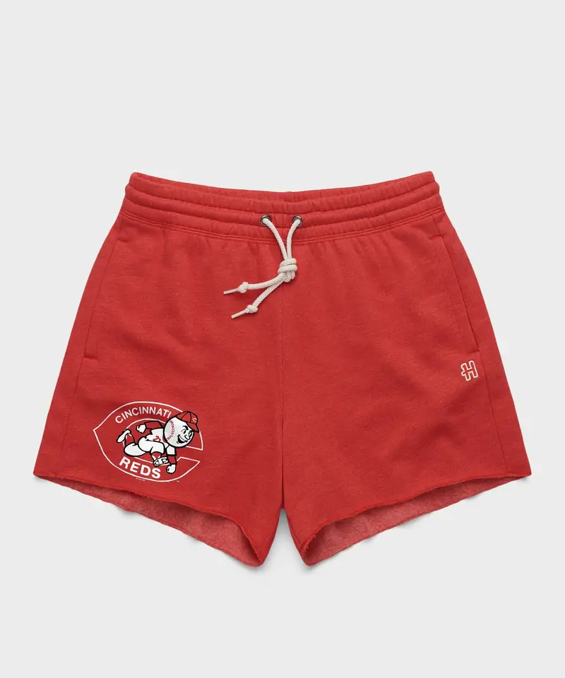 Women's Cincinnati Reds '68 Sweat Shorts 1