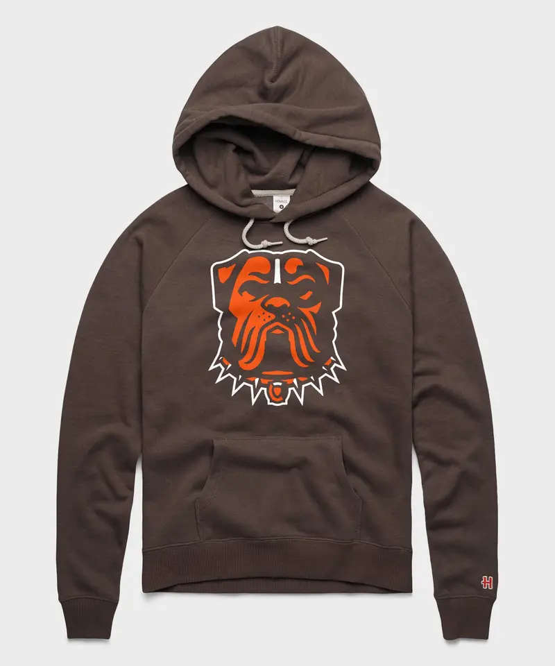 Women's Cleveland Browns Dog Logo Hoodie 1