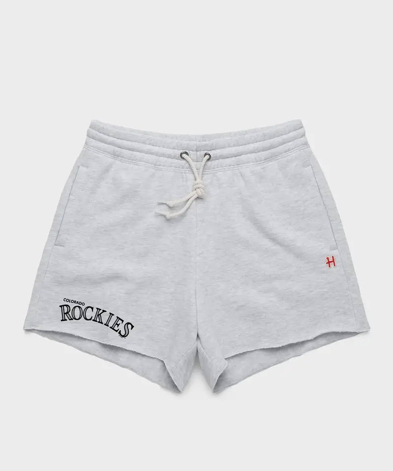 Women's Colorado Rockies Jersey Logo '17 Sweat Shorts 1