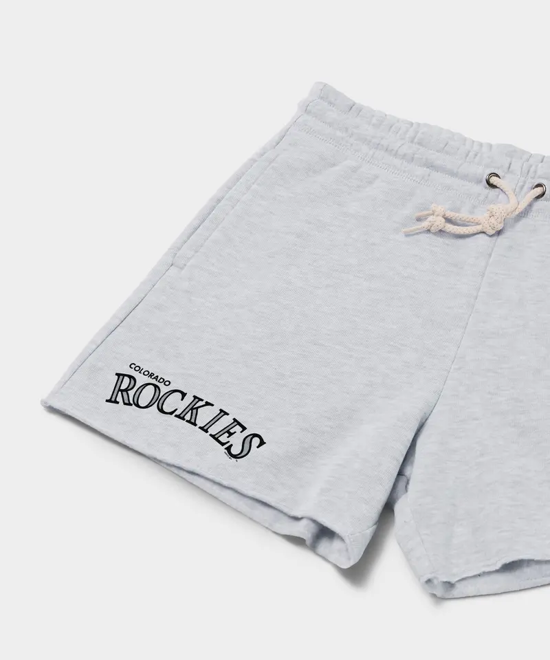 Women's Colorado Rockies Jersey Logo '17 Sweat Shorts 2