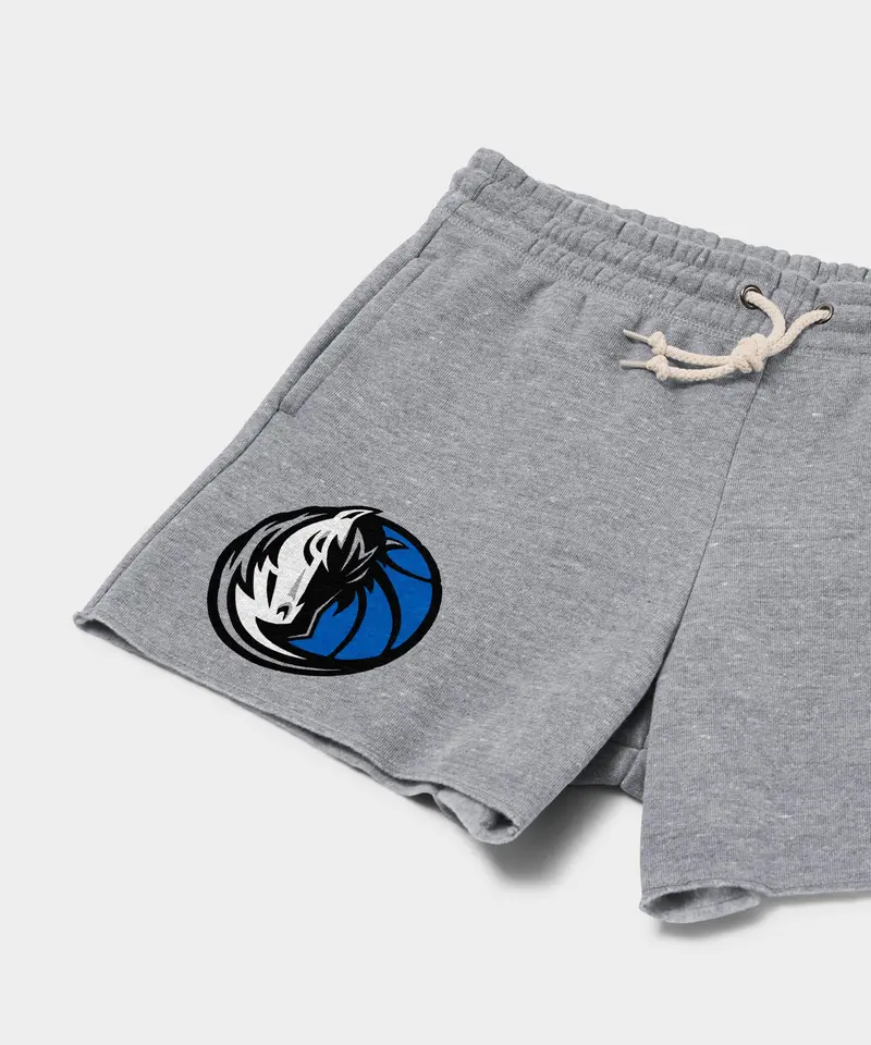 Women's Dallas Mavericks Logo Sweat Shorts 2