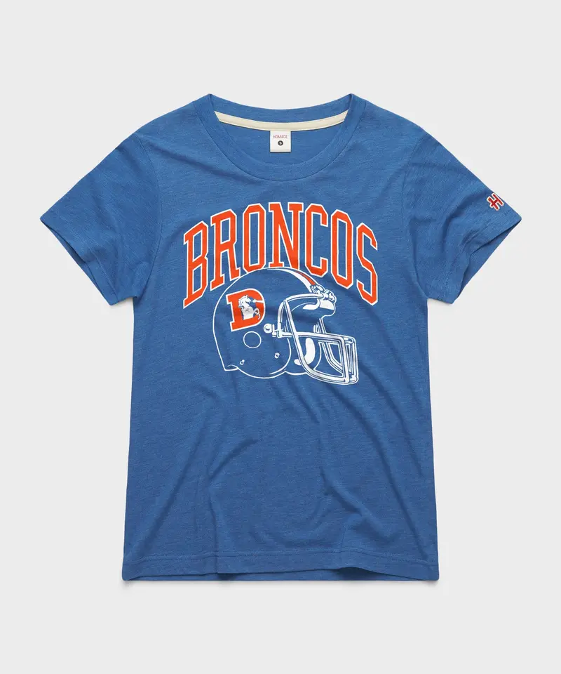 Women's Denver Broncos Helmet Retro 1