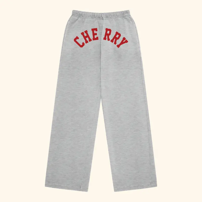 Women's Distressed Sweatpants (Heather Grey) 1