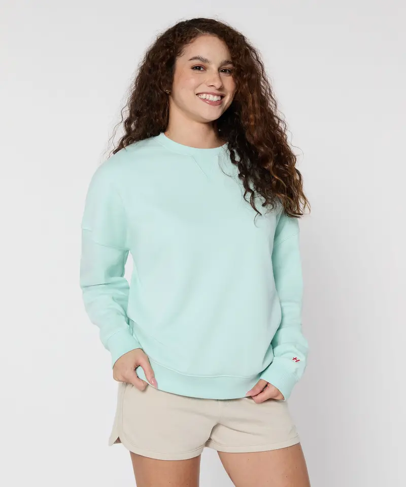 Women's Go-To Drop Shoulder Crewneck 1