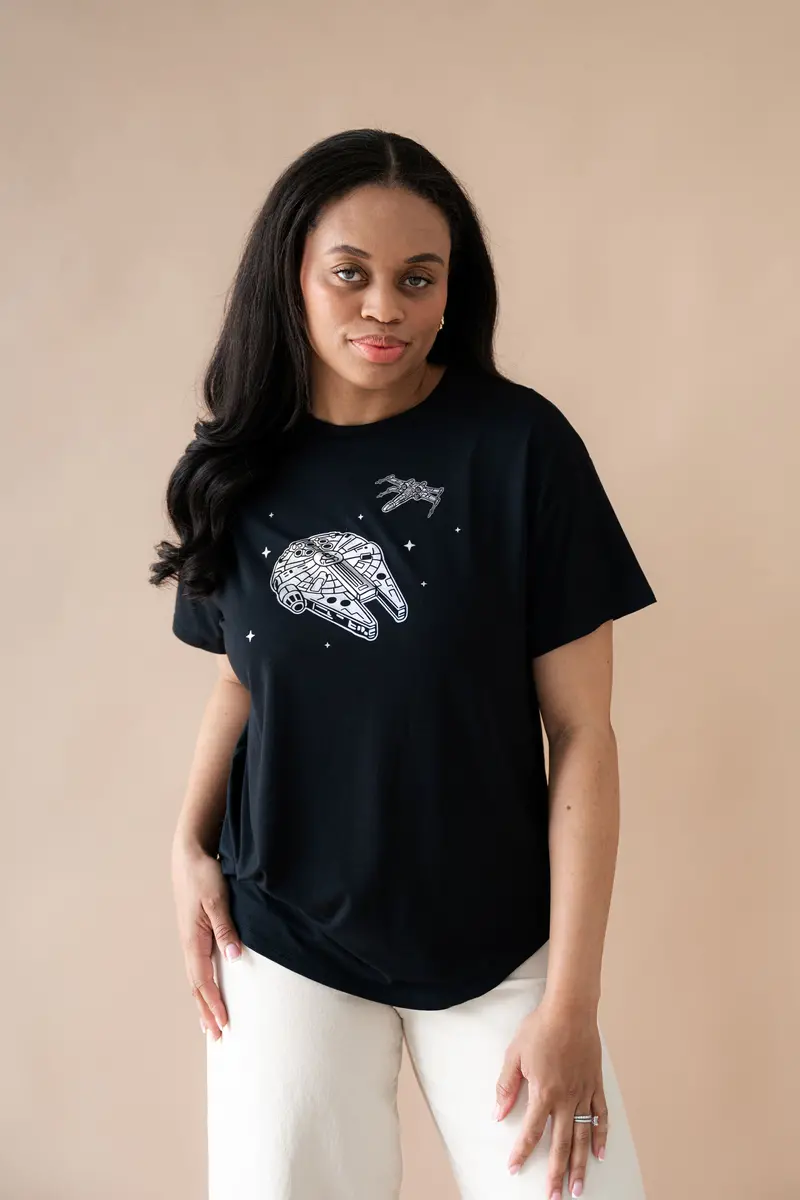 Women's Graphic Tee In Millennium Falcon™ 1