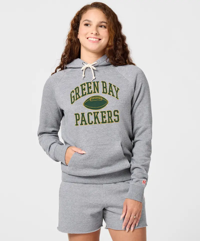 Women's Green Bay Packers Gridiron Hoodie 3