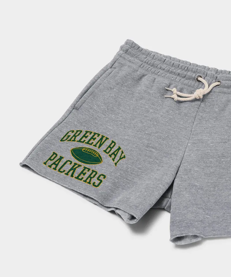 Women's Green Bay Packers Gridiron Sweat Shorts 2