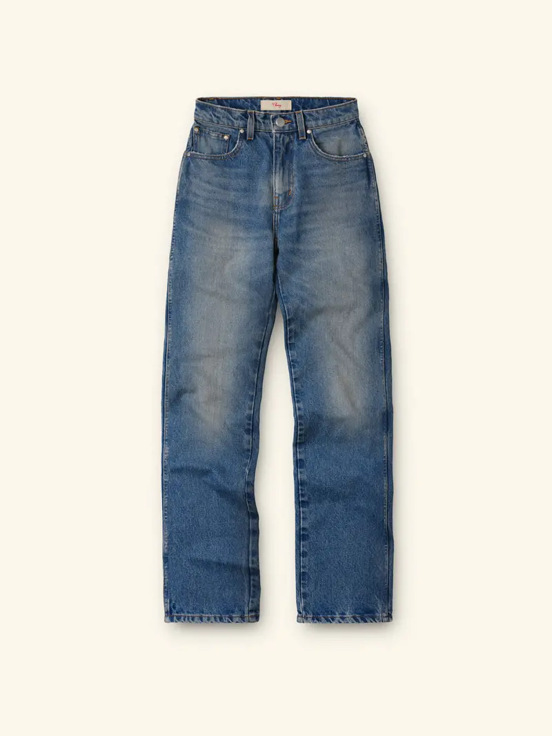 Women's High Rise 5 Pocket (Medium Wash) 1