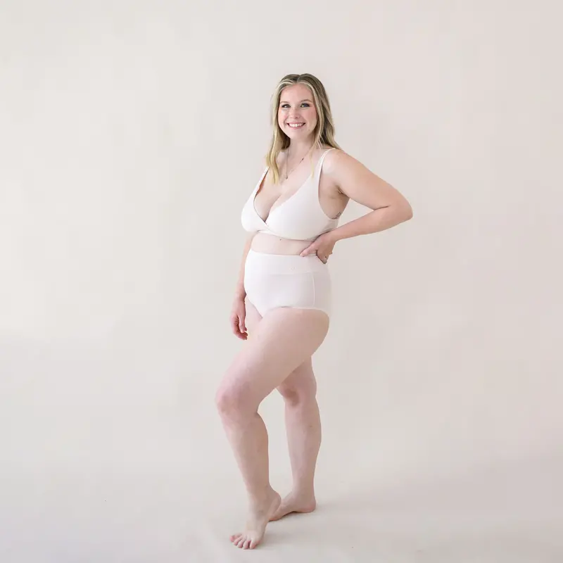 Women's High-Waisted Brief In Blonde 3