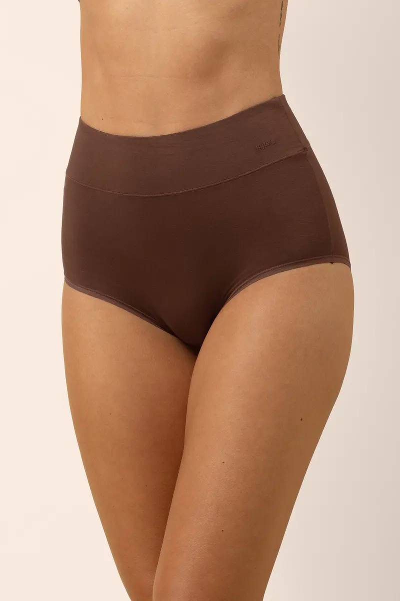 Women's High-Waisted Brief In Toffee 1