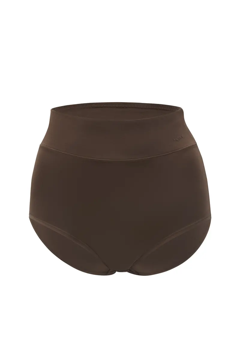 Women's High-Waisted Brief In Toffee 4