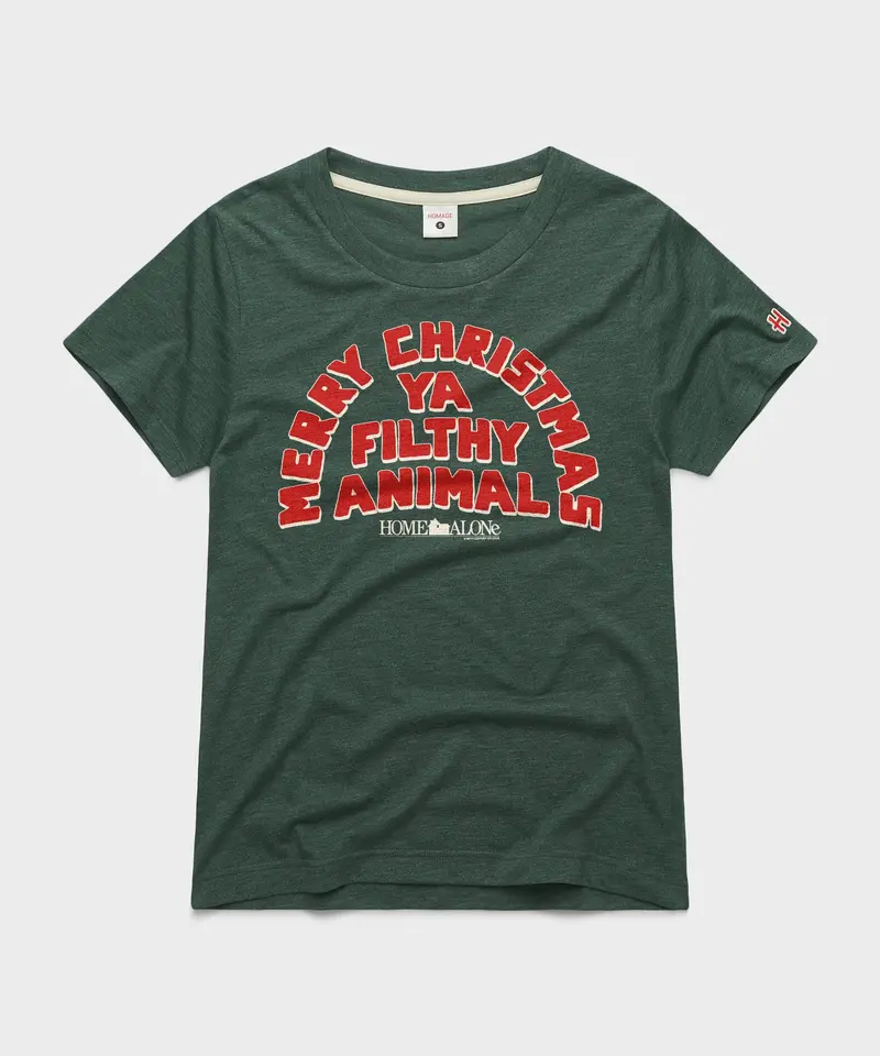 Women's Home Alone Merry Christmas Ya Filthy Animal 1
