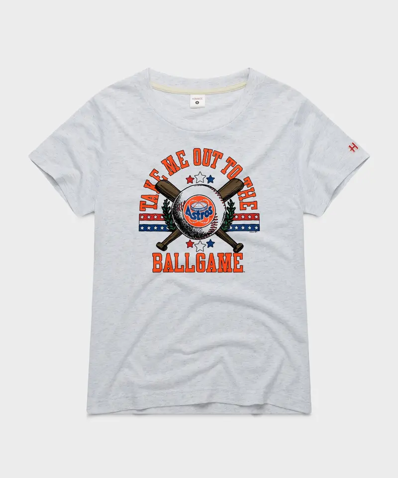 Women's Houston Astros Take Me Out To The Ballgame 1