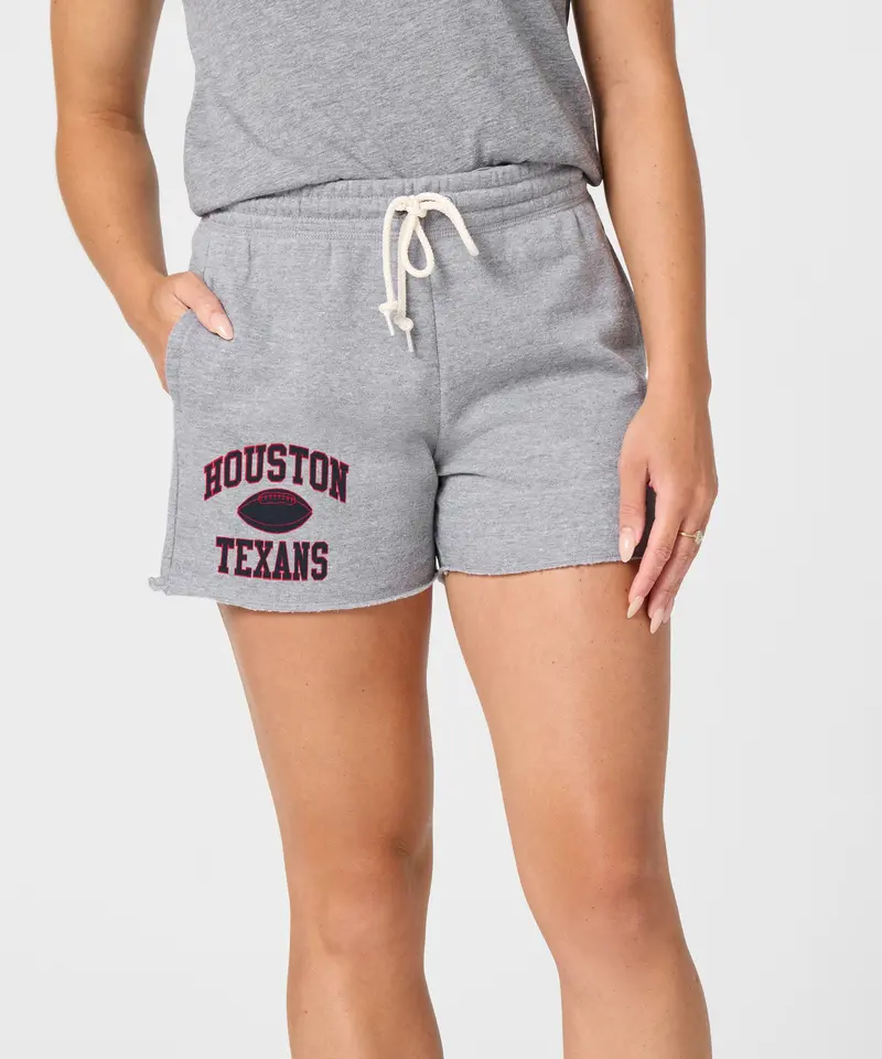 Women's Houston Texans Gridiron Sweat Shorts 3