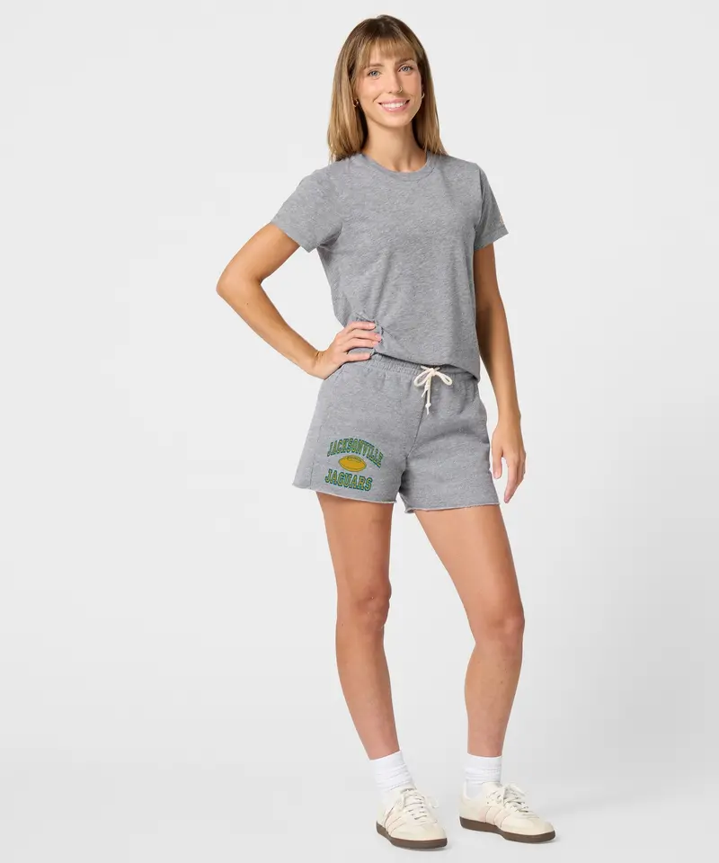Women's Jacksonville Jaguars Gridiron Sweat Shorts 5