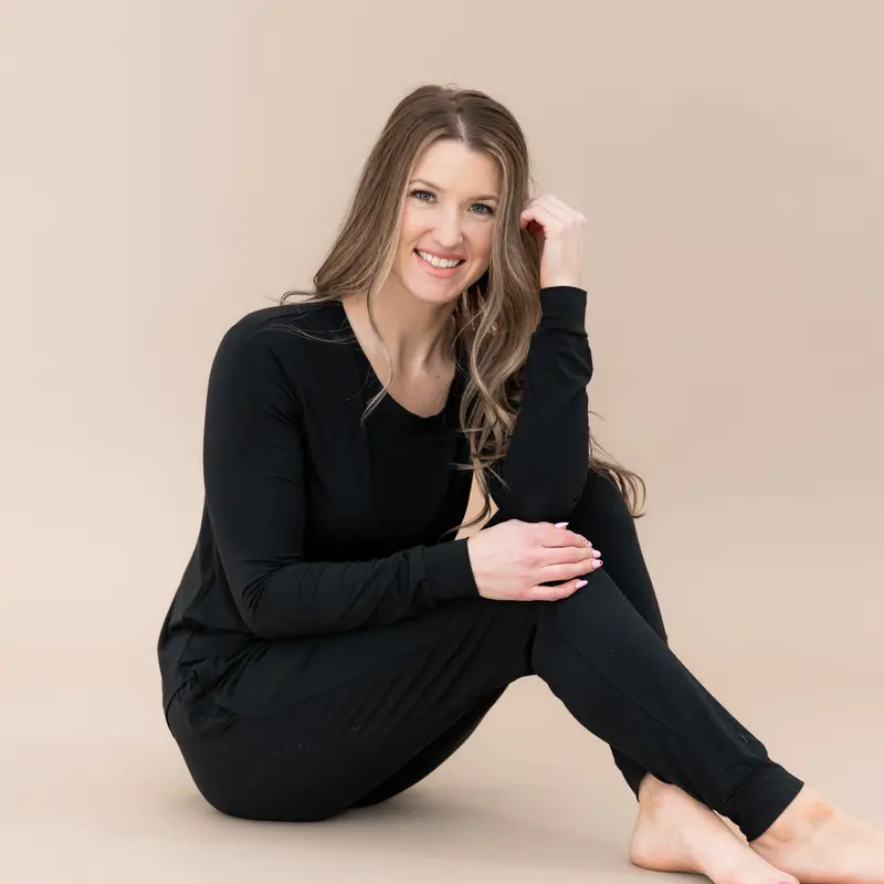 Women's Jogger Pajama Set In Midnight 1