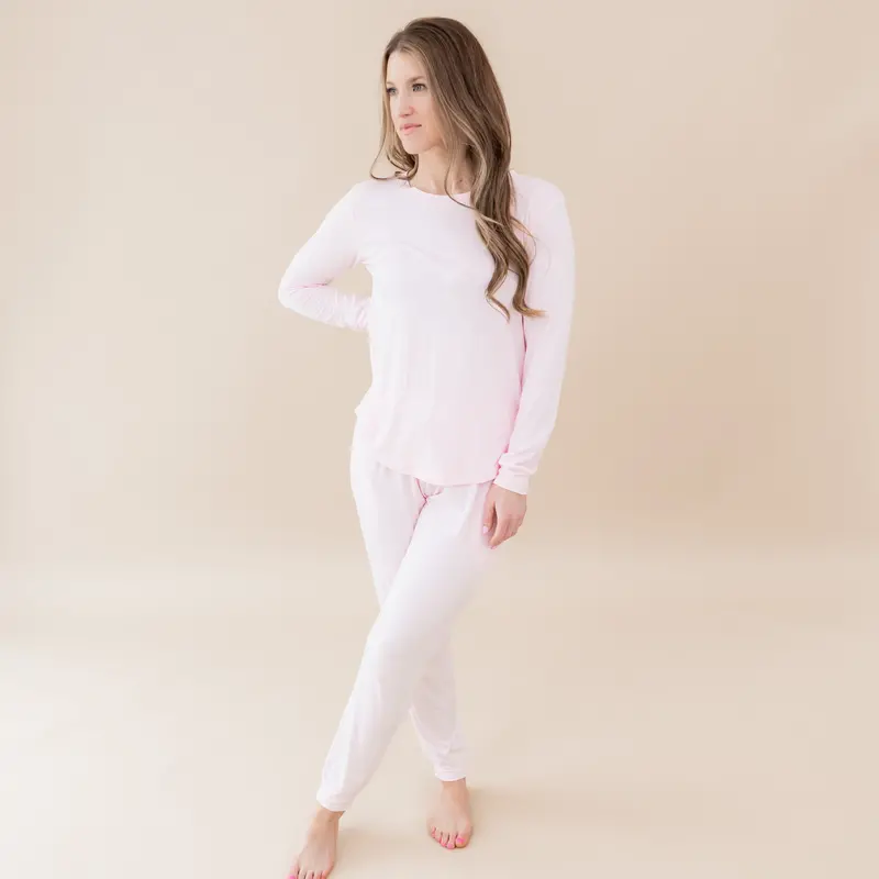 Women's Jogger Pajama Set In Sakura 1