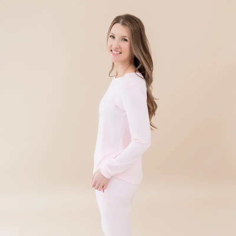 Women's Jogger Pajama Set In Sakura 2