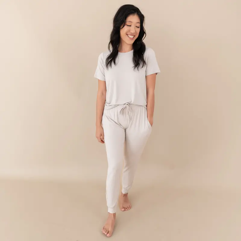 Women's Jogger Pants In Oat 1