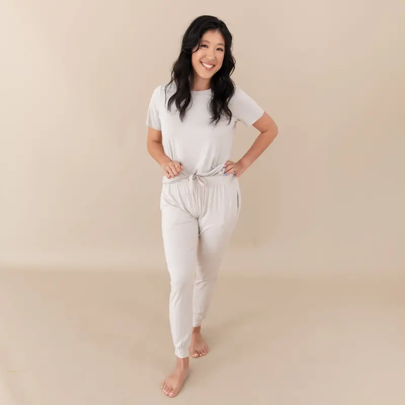 Women's Jogger Pants In Oat 3